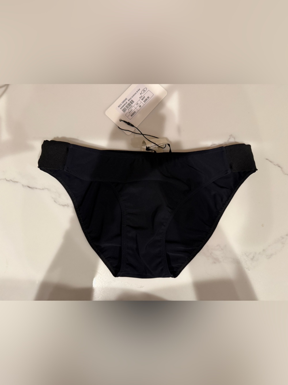New Rick Owens black bikini bottom size XS